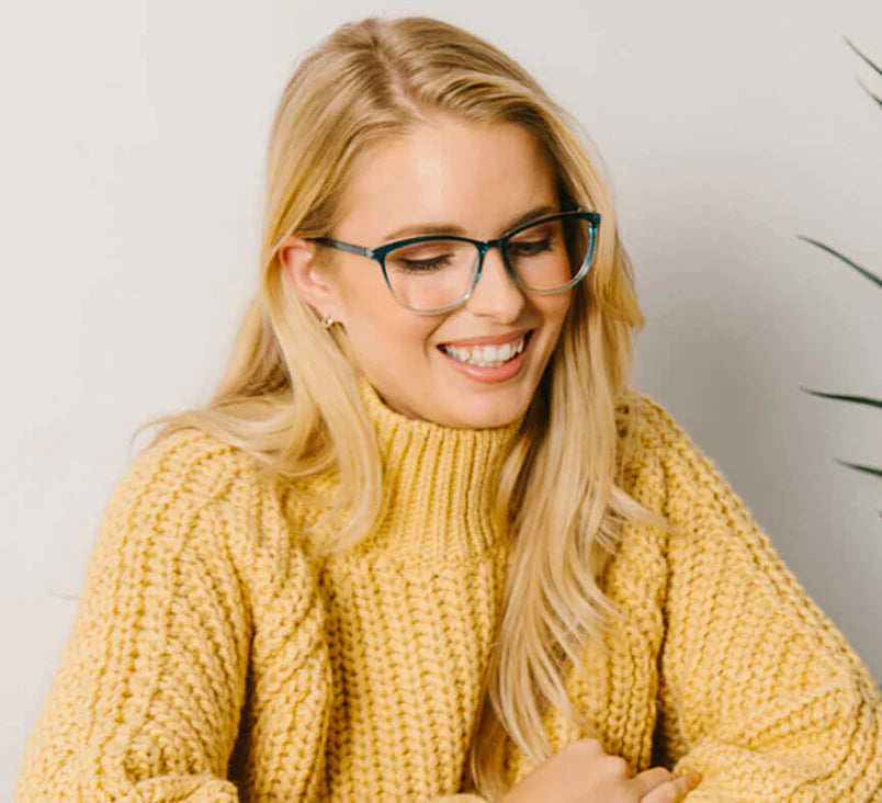 PEEPERS WREN BLUE LIGHT READERS - TEAL/AQUA - A. Dodson's