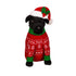 Christmas Dog Shaped Pillow 15.5"