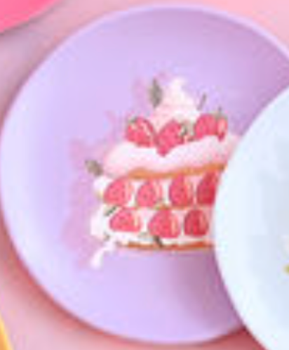 Patisserie Plate, 12 Asst, Melamine, 8.75"