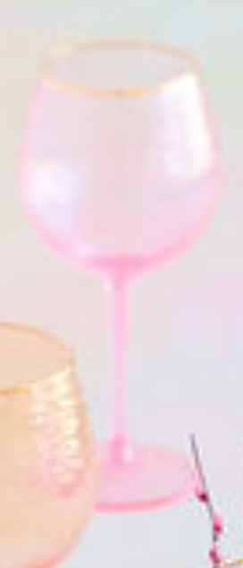 Rainbow Wine Glass, 8 Colors By Glitterville - A. Dodson's