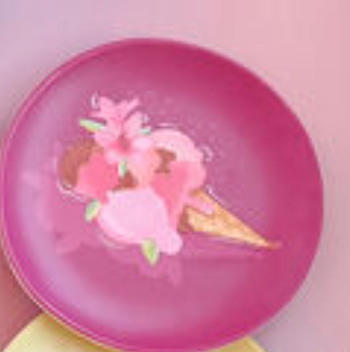 Patisserie Plate, 12 Asst, Melamine, 8.75"