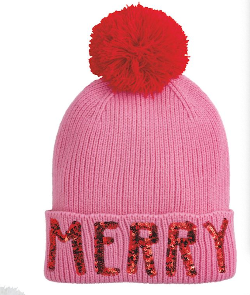 HOLIDAY BEANIE BY MUD PIE