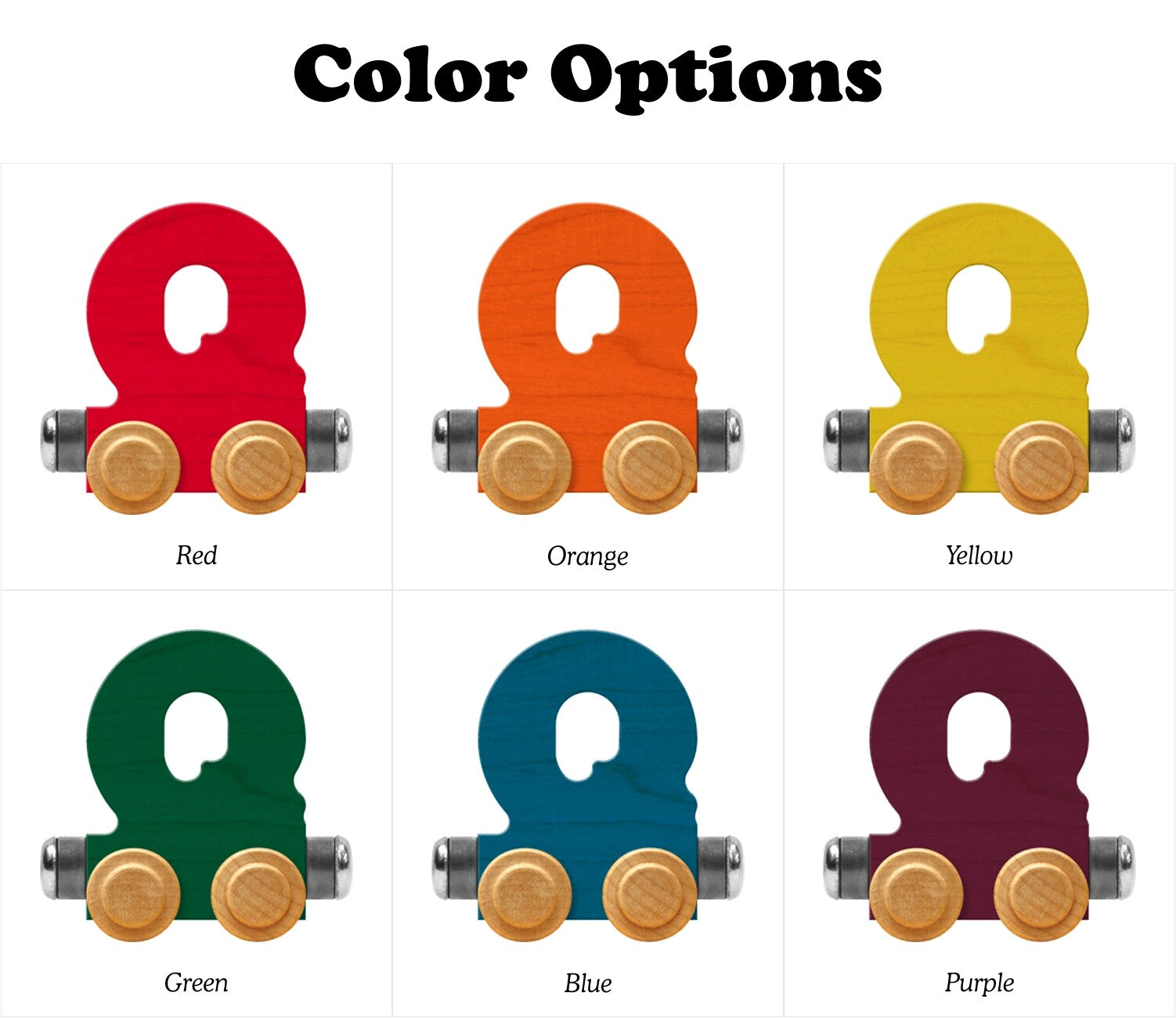 NameTrains Bright Letter Q - Asst - A. Dodson's