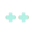signature cross studs - mint by enewton - A. Dodson's