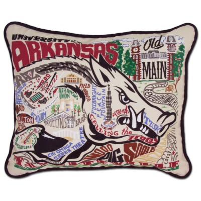 UNIVERSITY OF ARKANSAS PILLOW BY CATSTUDIO - A. Dodson's