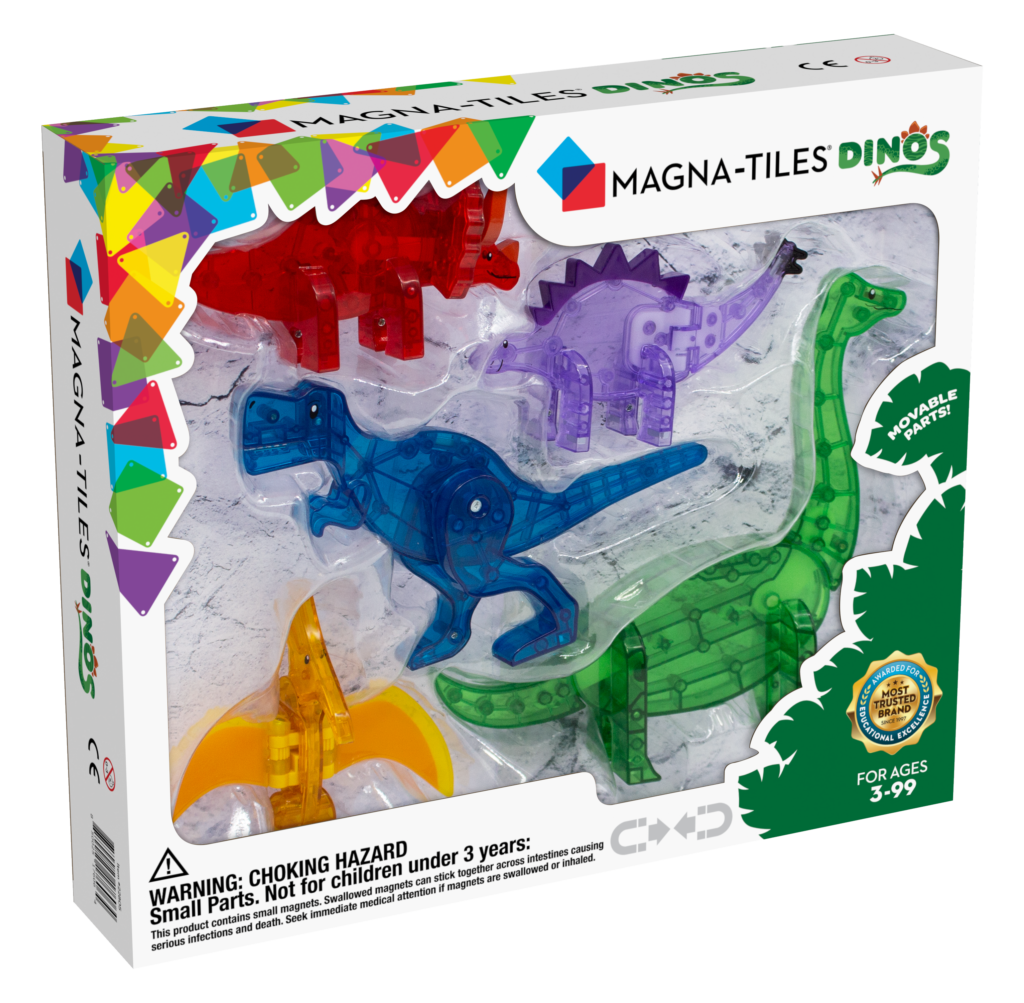 MAGNA-TILES Dinos 5-Piece Set - A. Dodson's