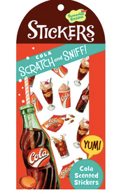 SCRATCH AND SNIFF - COLA STICKERS