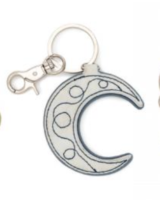 VEGAN LEATHER KEYRINGS - Assorted Styles - A. Dodson's