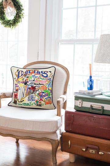 DALLAS PILLOW BY CATSTUDIO - A. Dodson's