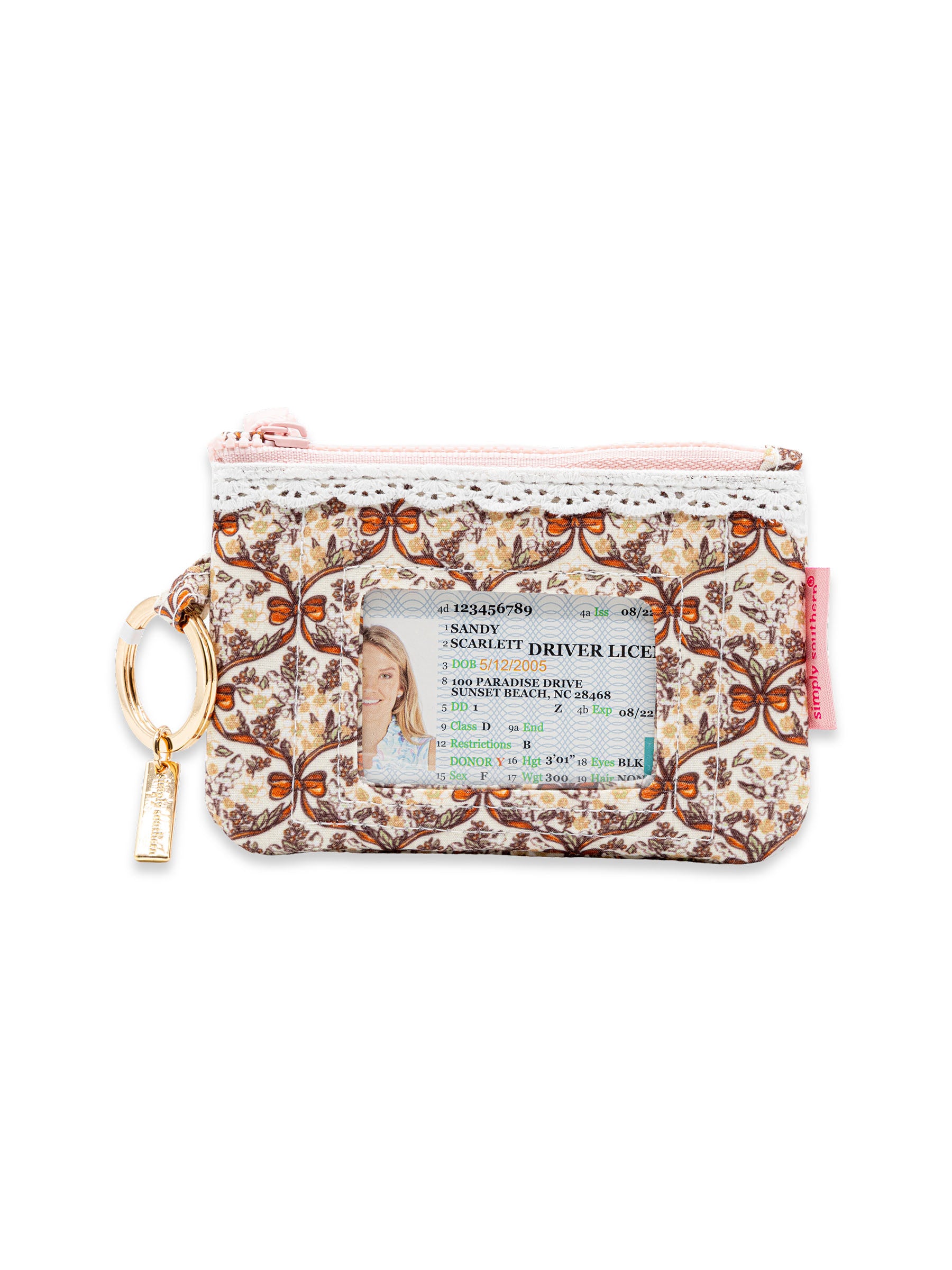 Simply Southern Lace ID Wallet - Framed Bows by Simply Southern