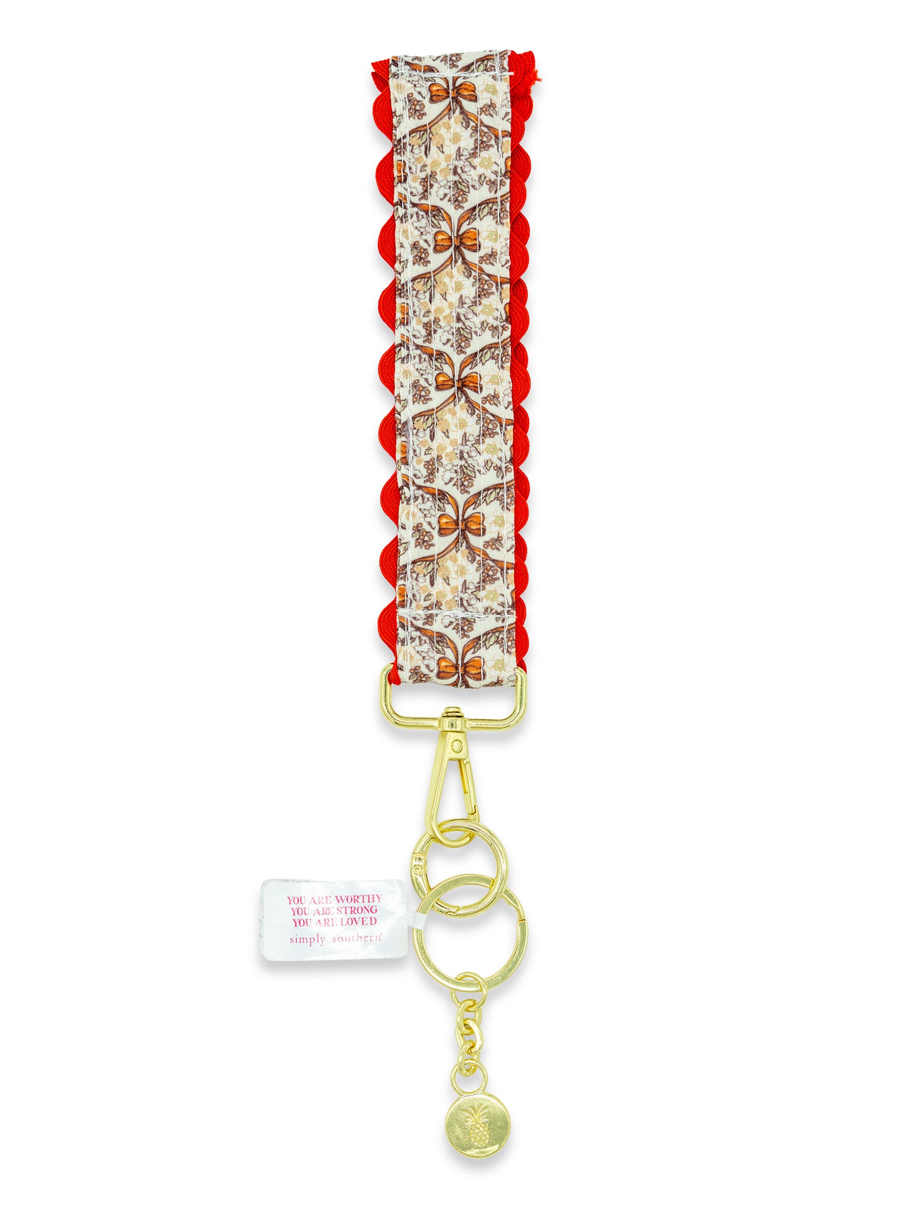 Simply Southern Lace Key Fob - Framed Bows by Simply Southern