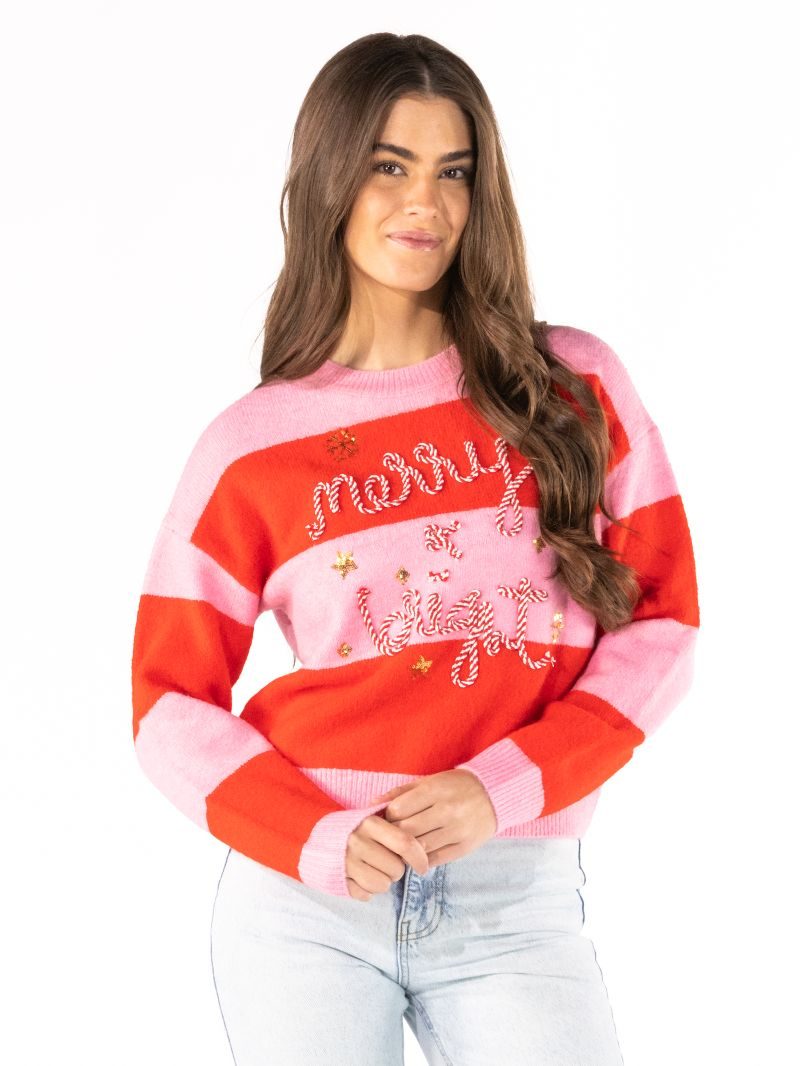 Simply Southern Holiday Striped Sweater - A. Dodson's