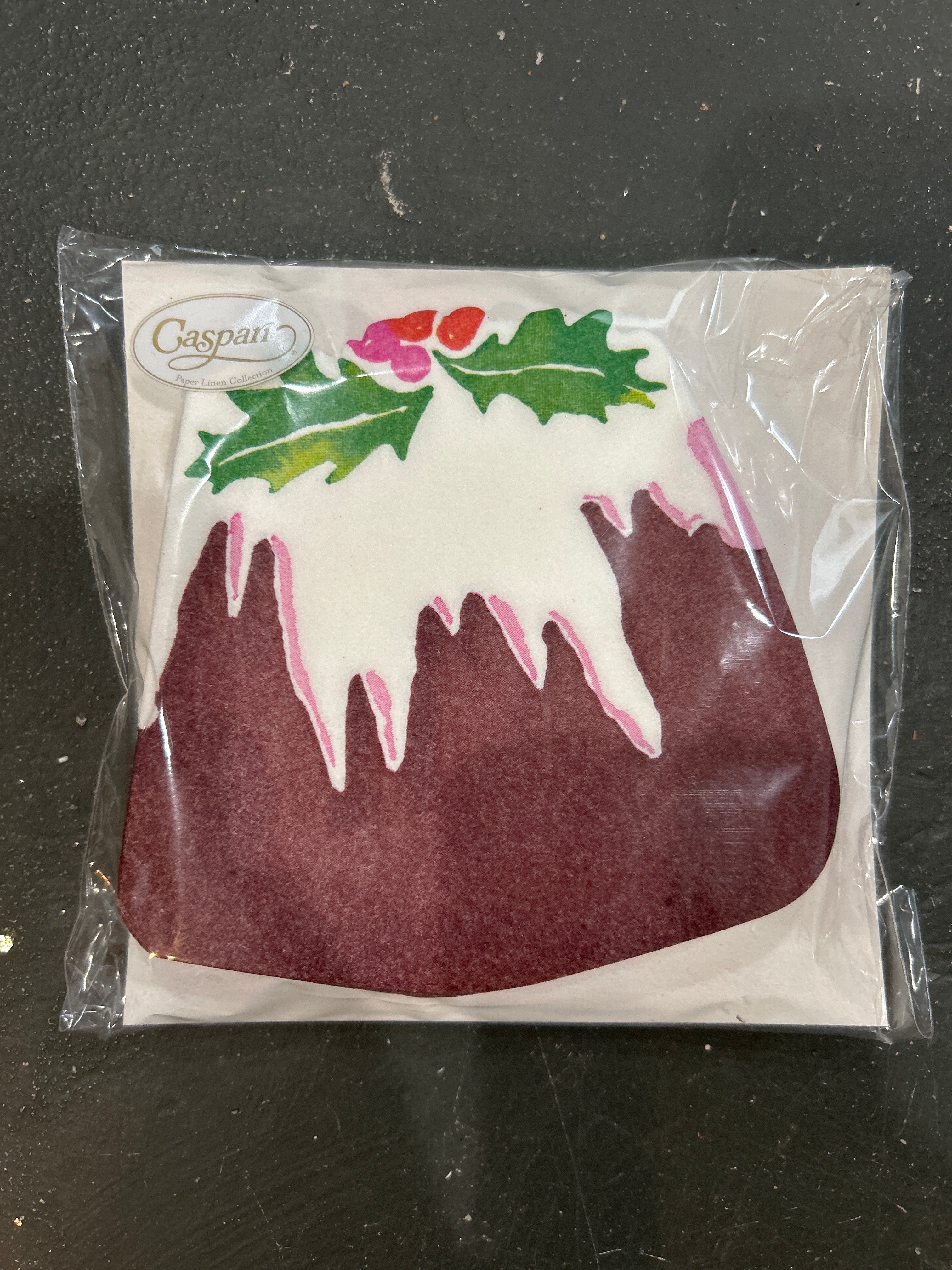 PLUM PUDDING--DIE-CUT - NAPKIN AIRLAID LUNCHEON