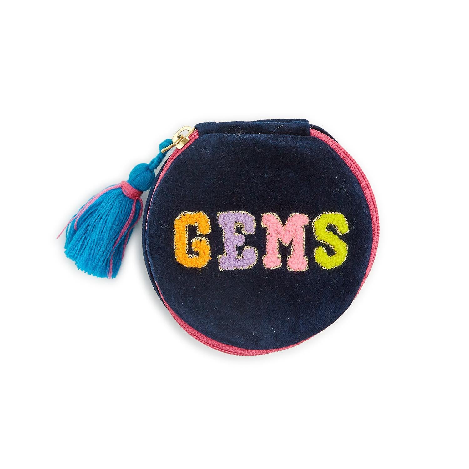 Round Velvet Jewelry Box