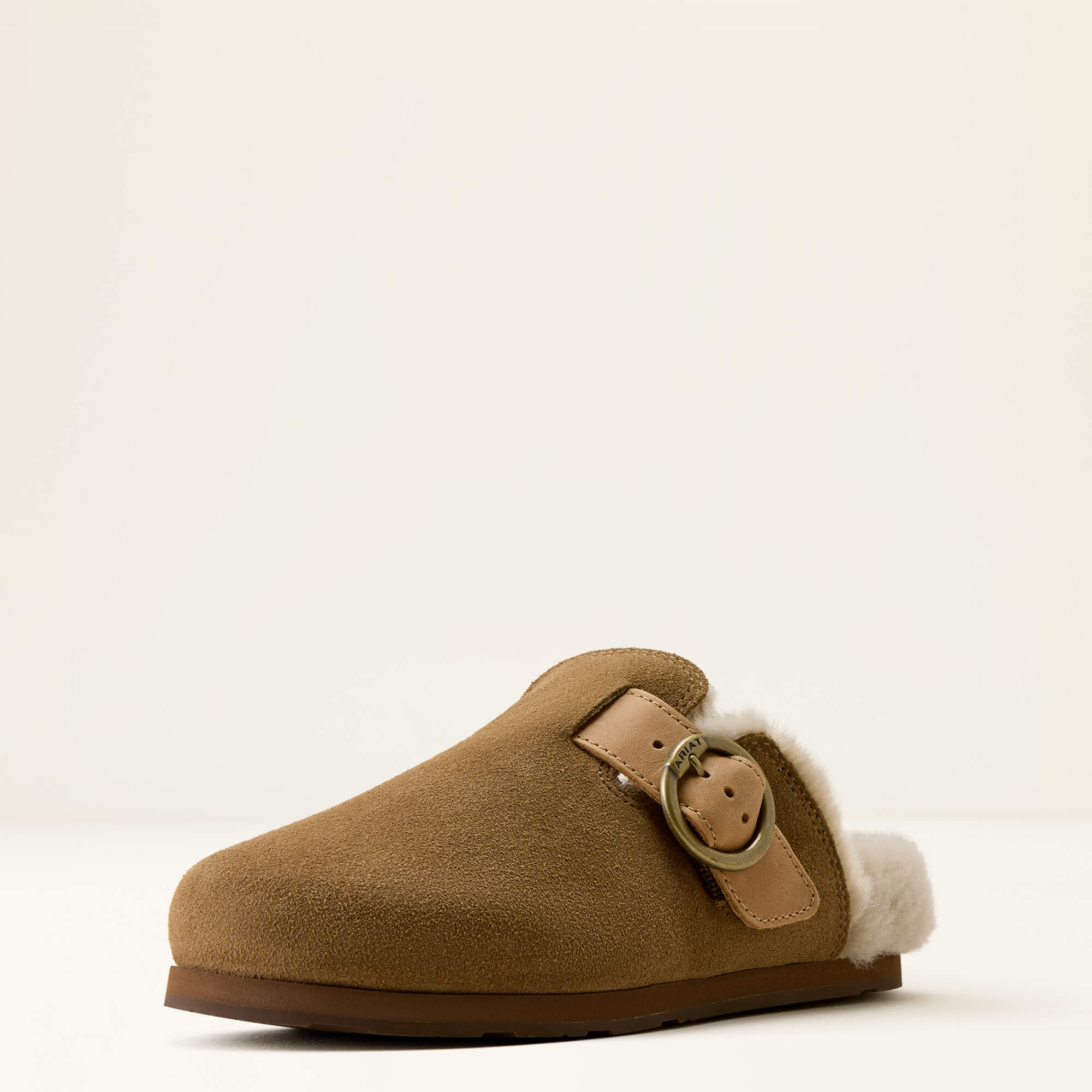 Ariat Country Mule Sherpa - Ranch Brown Suede