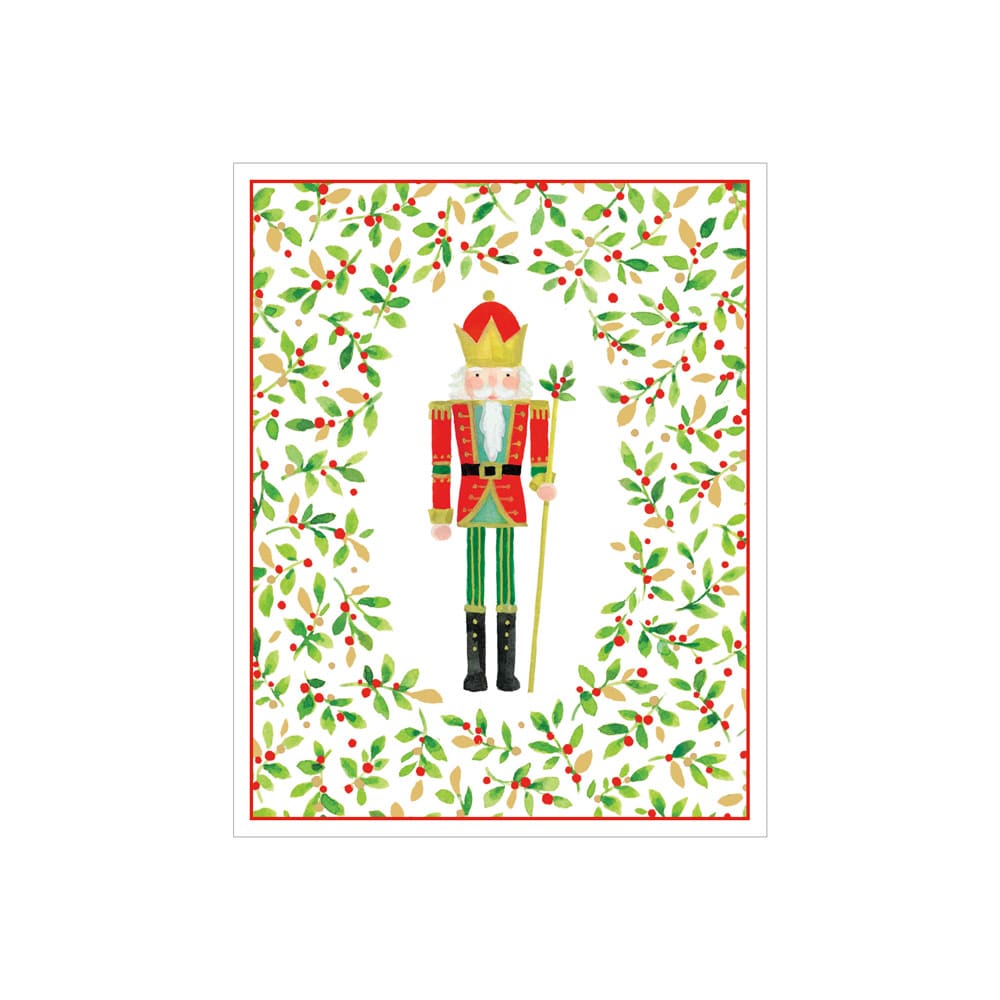 Nutcracker and Sprigs Petite Boxed Christmas Cards