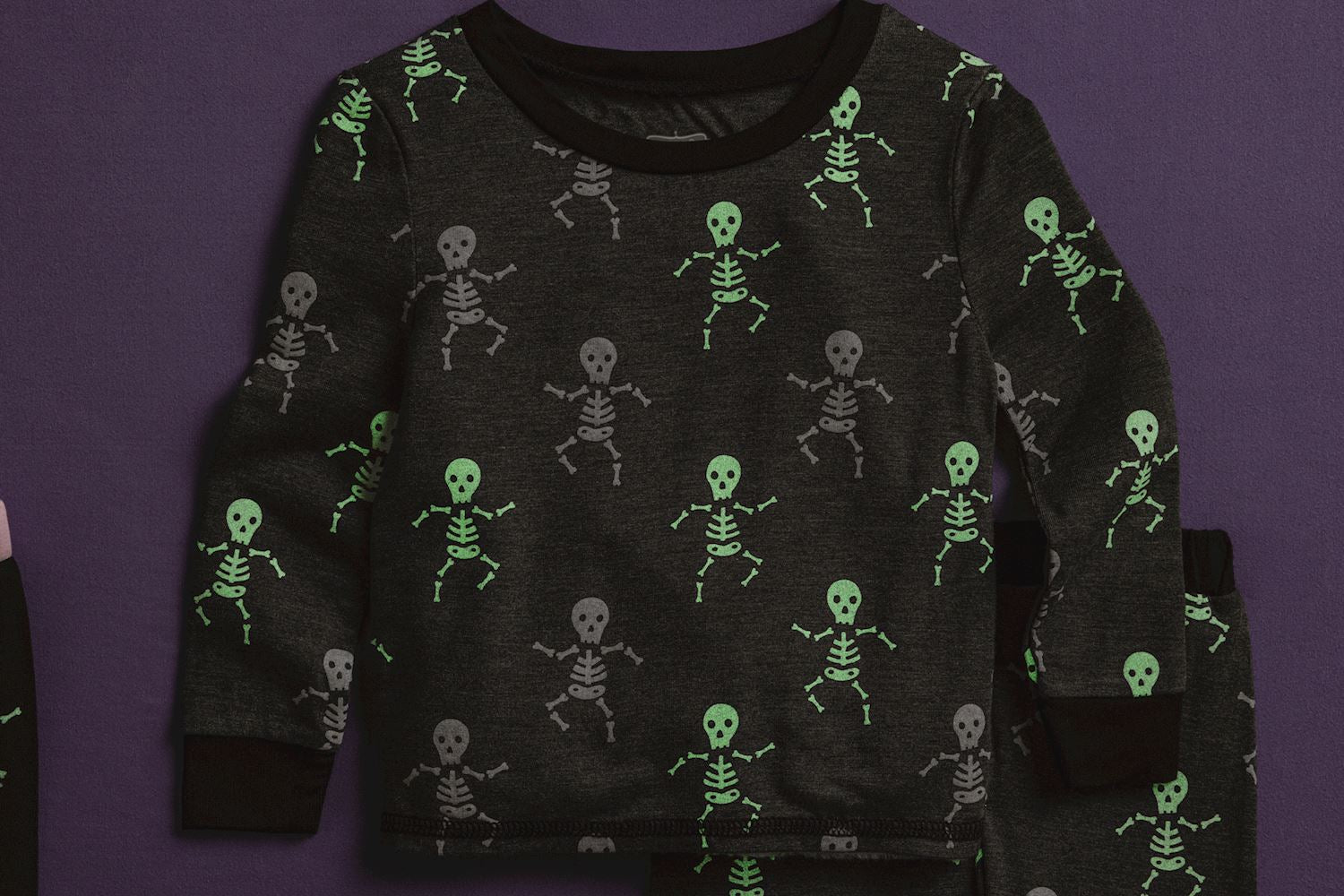 Skeleton Glow Toddler Pajamas By Mud Pie