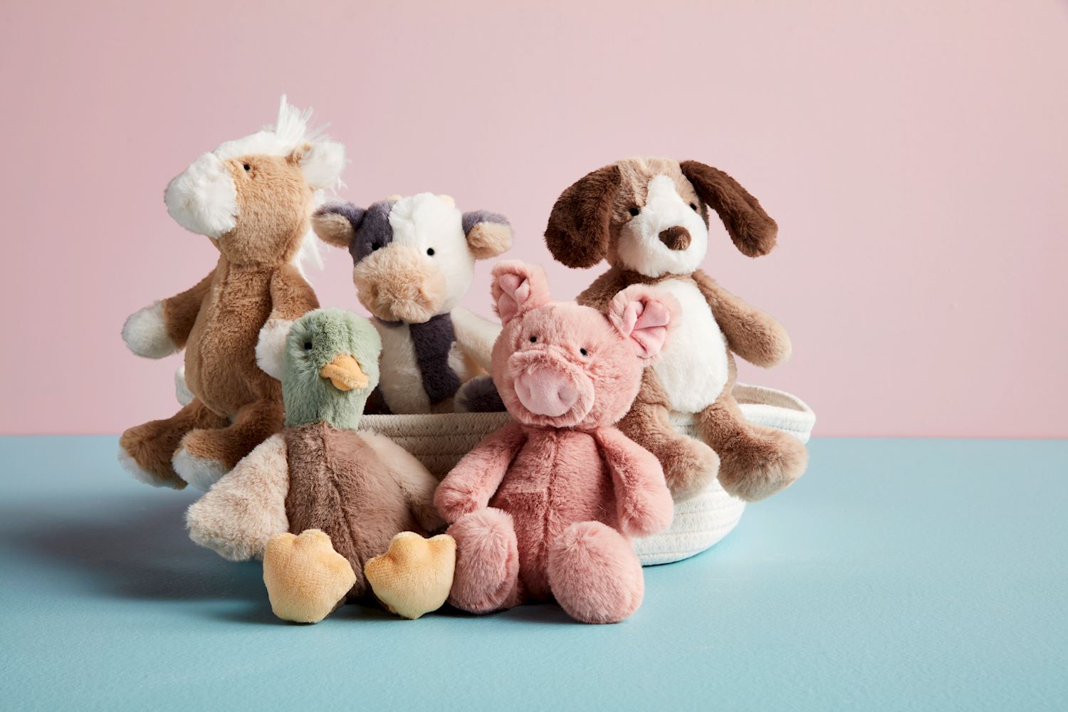 Farm Plush Rattle Pals - 5 Styles BY MUD PIE