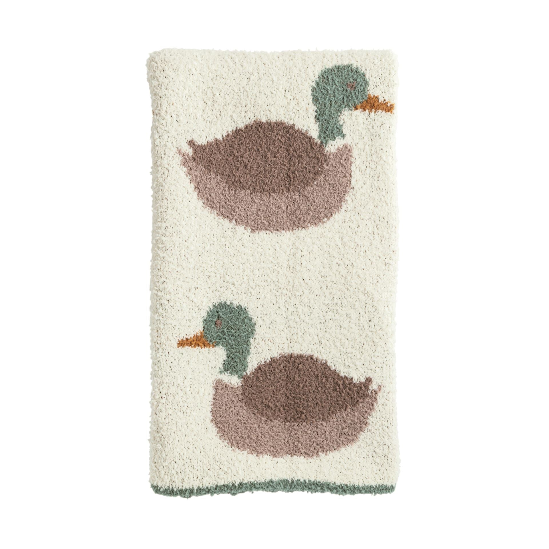 Mallard Chenille Blanket by Mud Pie