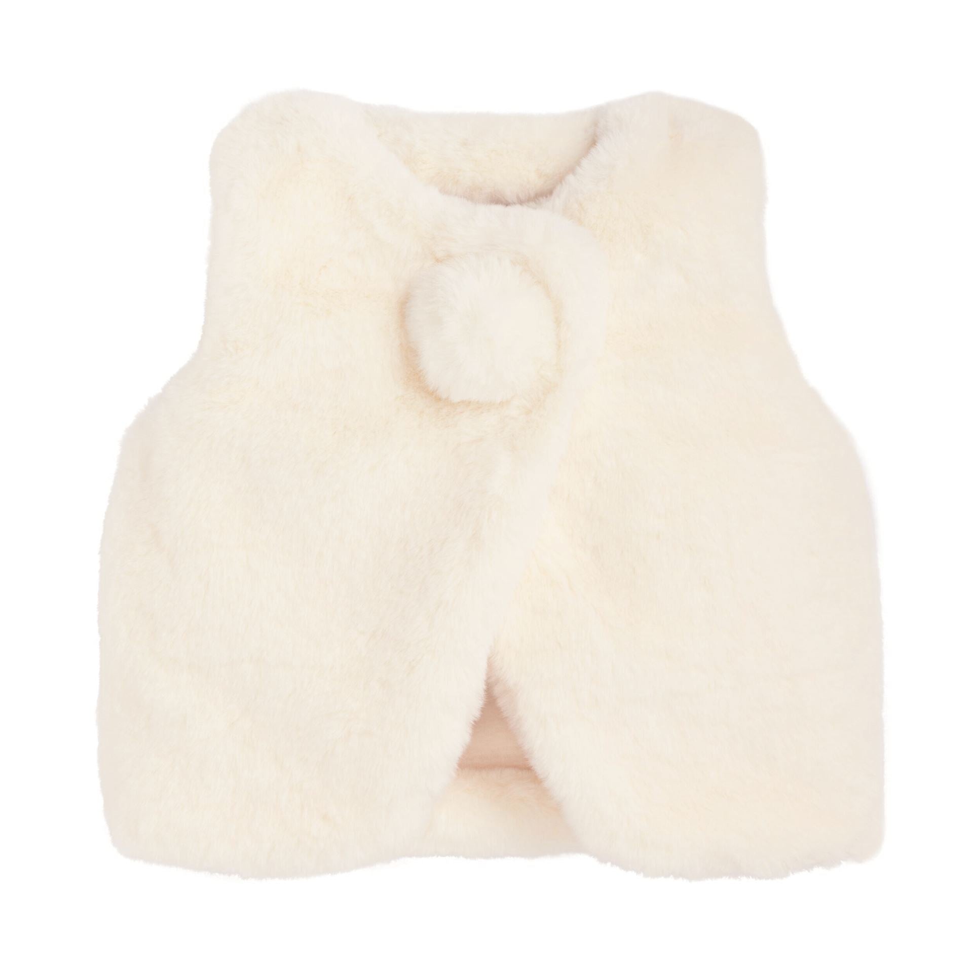 Fur Vest by Mud Pie