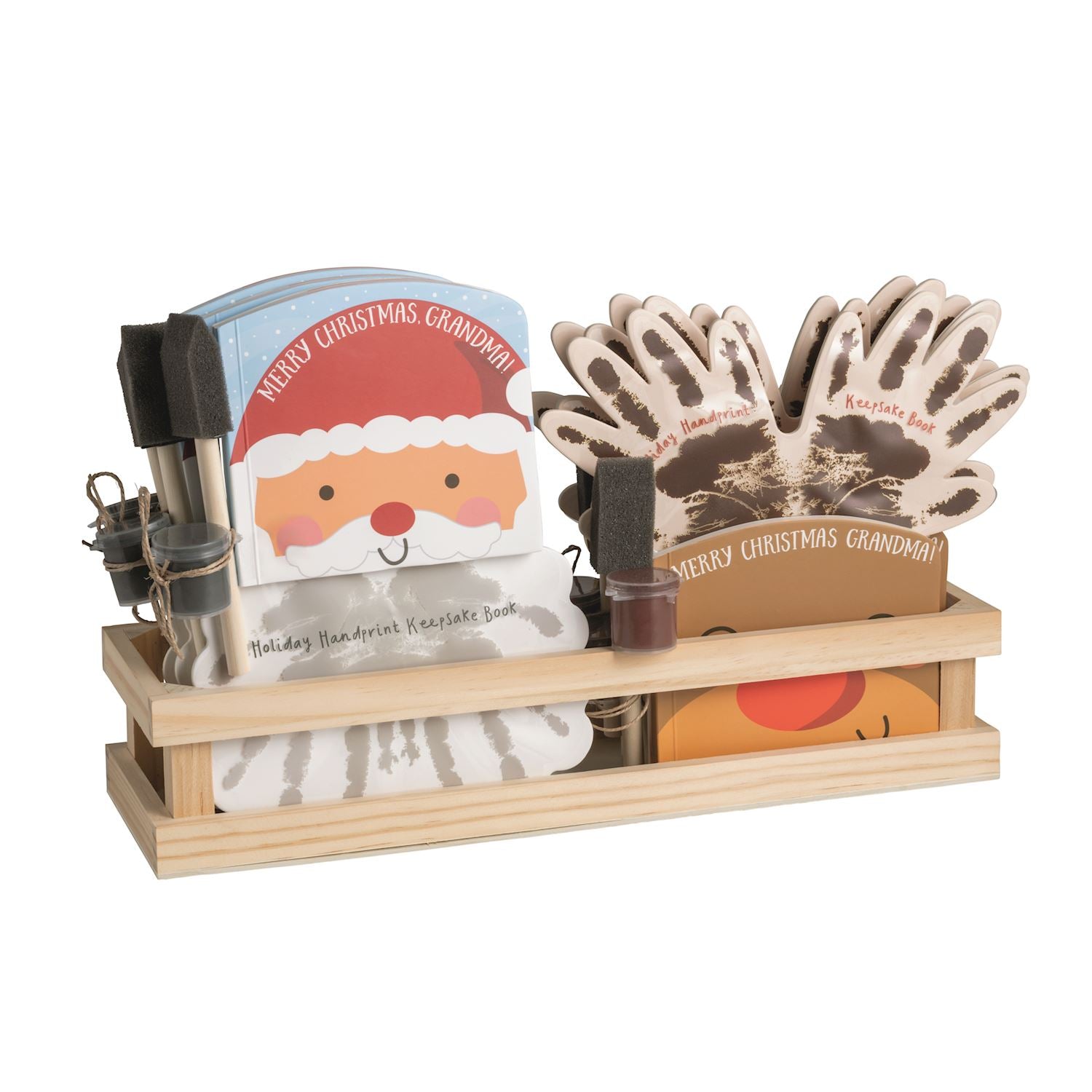 Christmas Handprint Books by Mud Pie