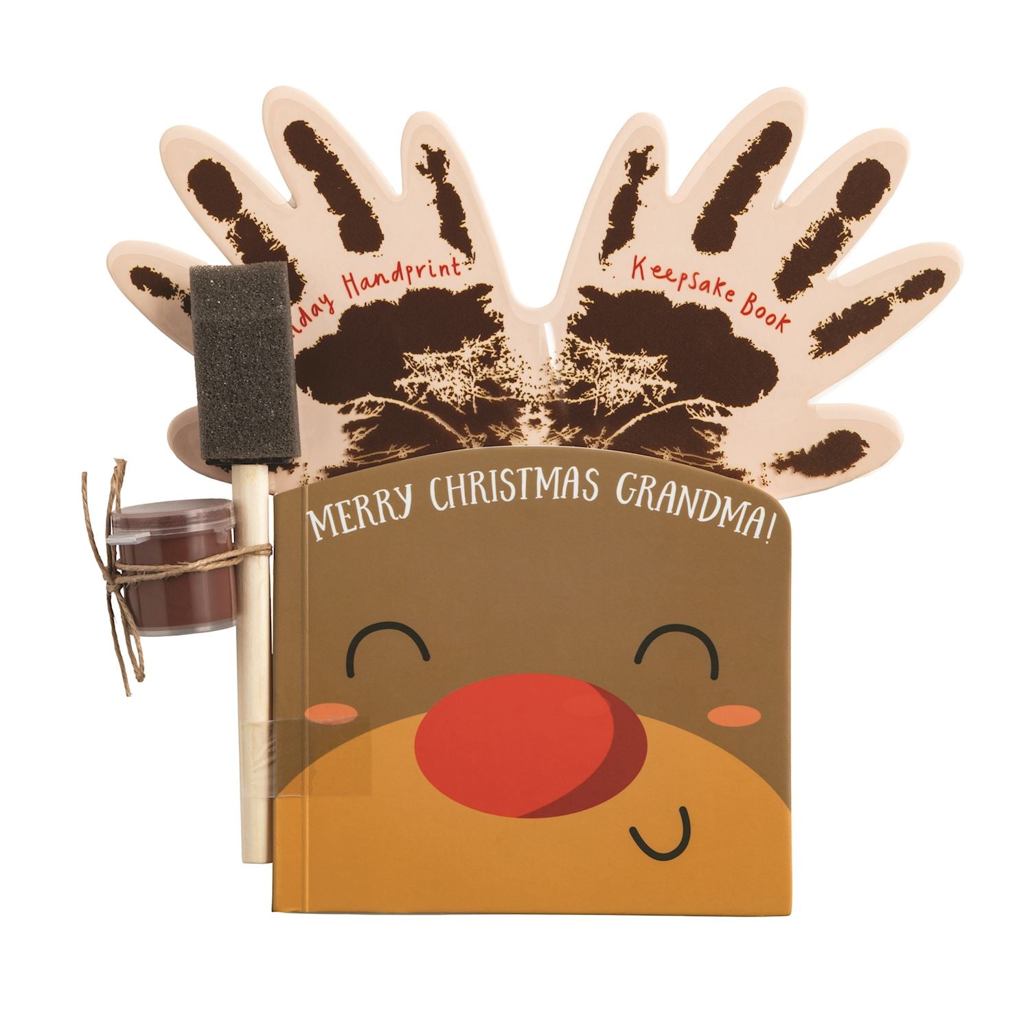 Christmas Handprint Books by Mud Pie