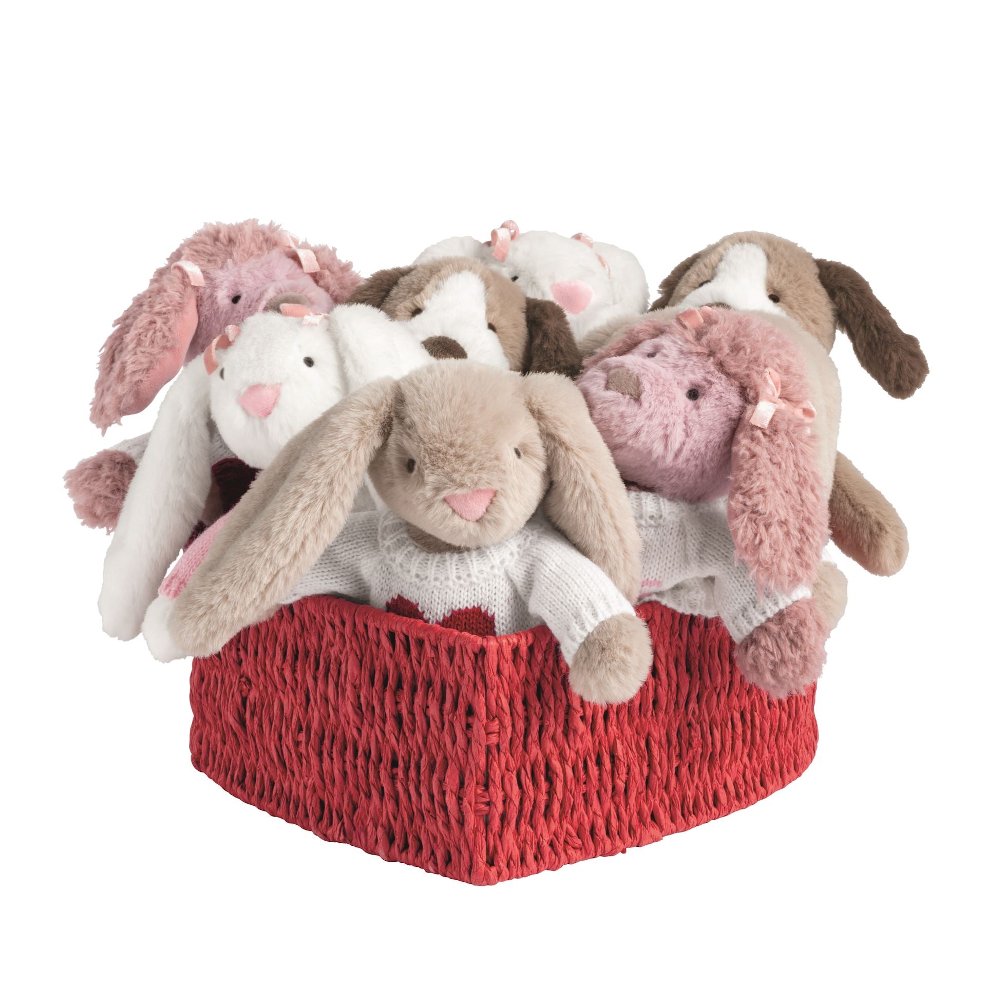 Valentine's Sweater Plush Pals by Mud Pie