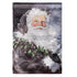 Santa in the Winter Lustre Garden Flag