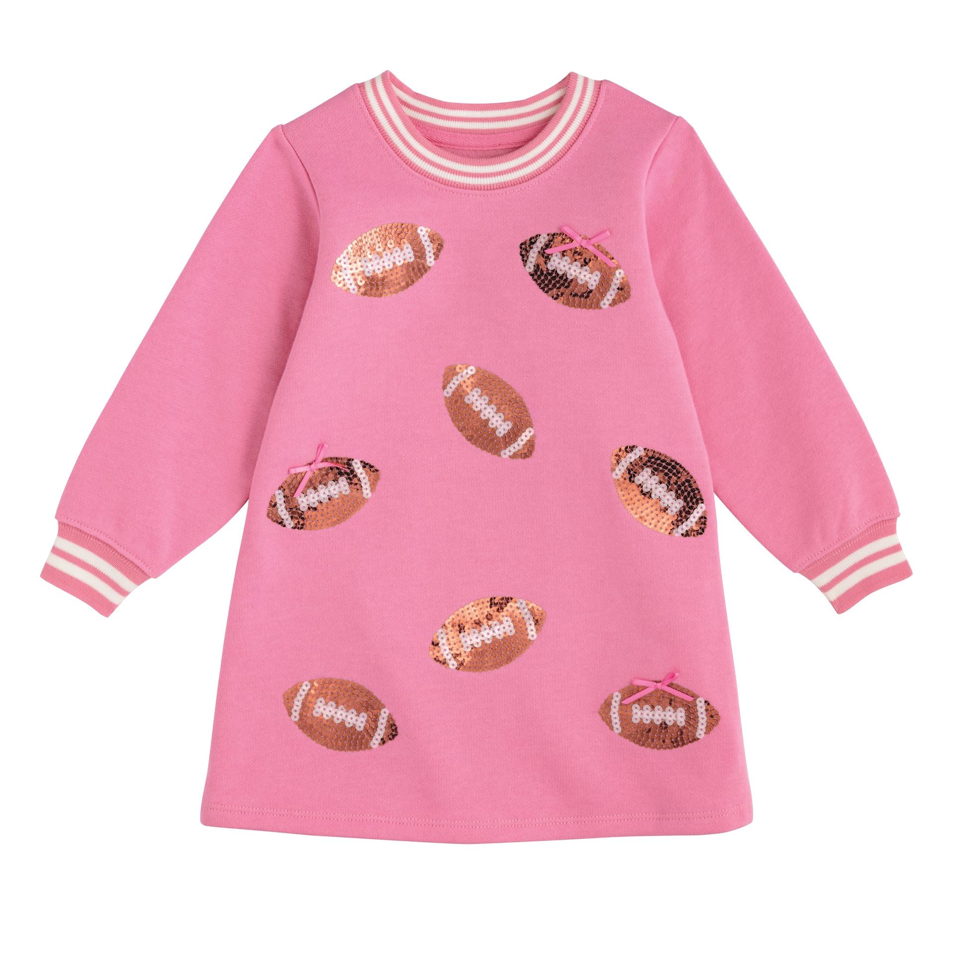 Football Sequin Dress by Mud Pie