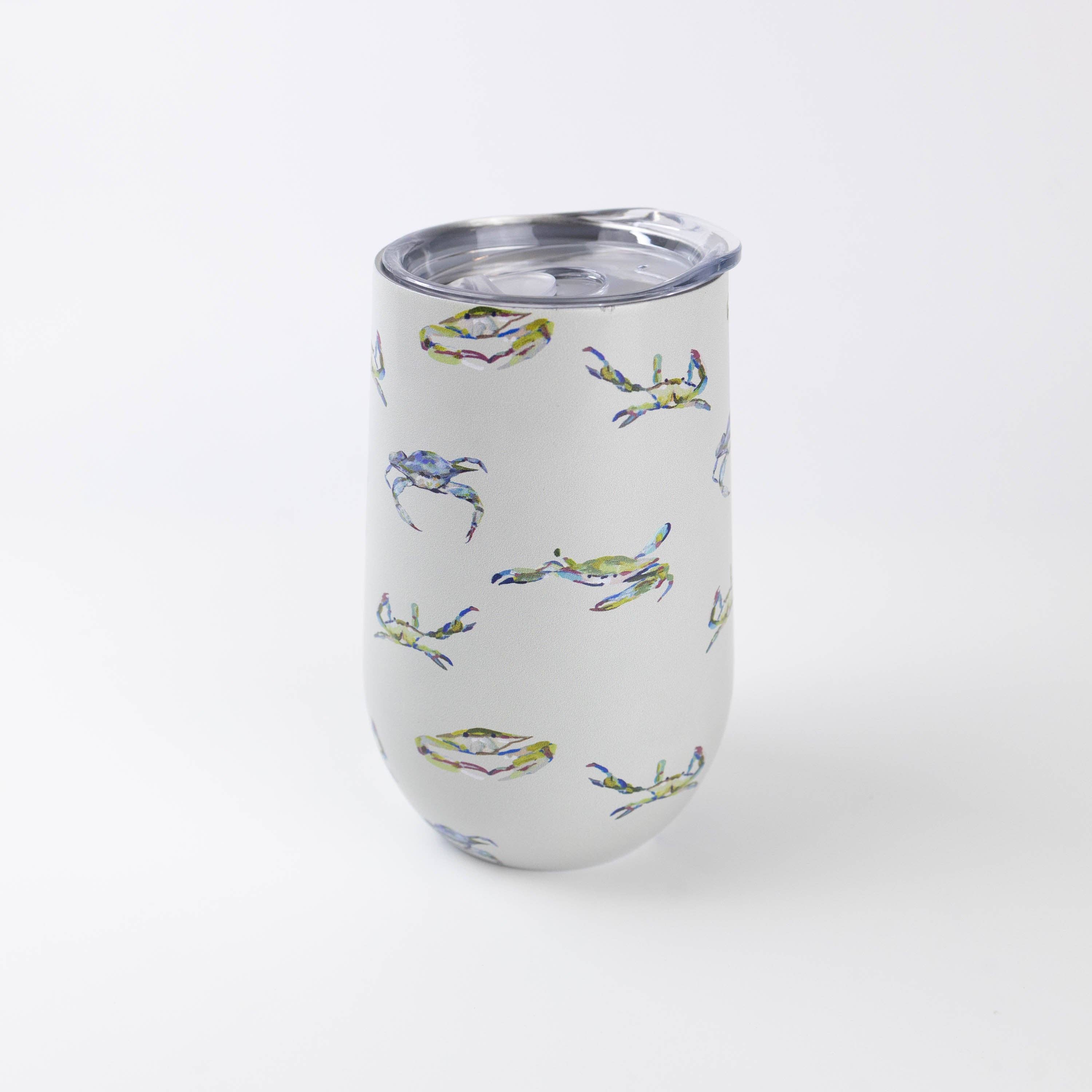 16oz Wine Tumbler - Bay Blues