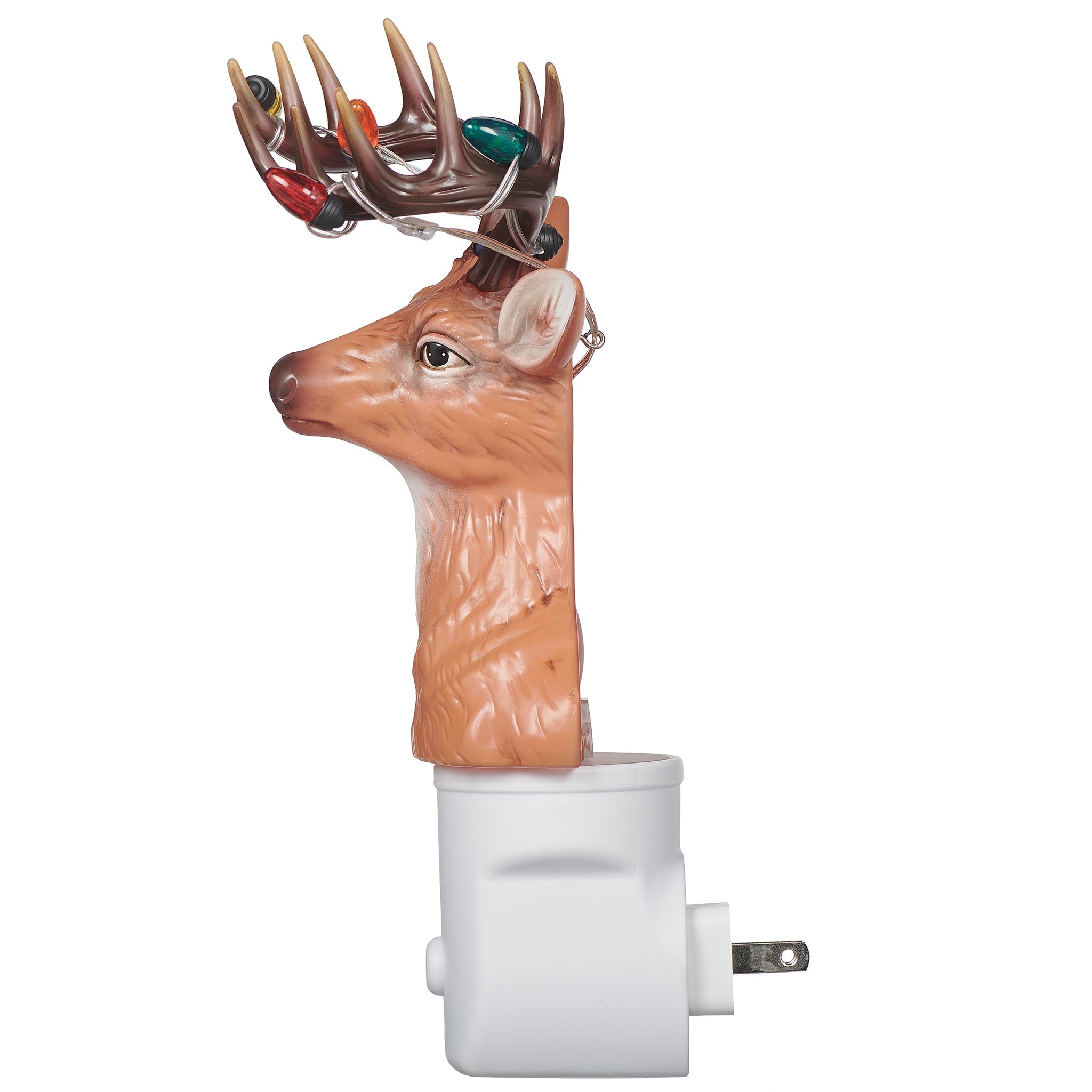 Roman Lights Reindeer Night-Light with Blinking Antlers - view 2 of 5