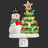 Roman Lights Snowman and Christmas Tree Night-Light