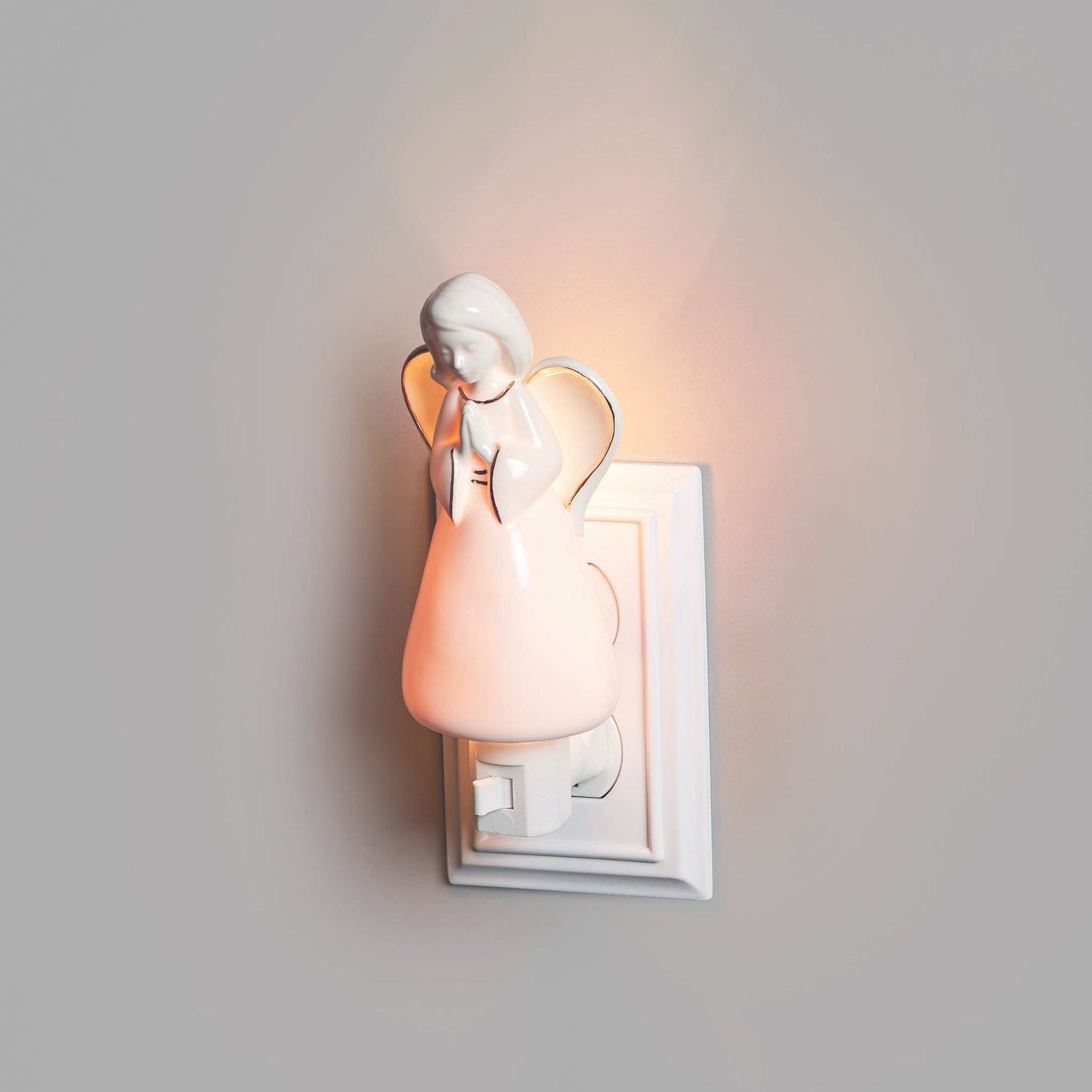 Roman Lights Angel Night-Light with Gold Accents - view 2 of 2