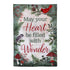 Wondering Heart Applique Garden Flag