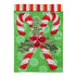 Candy Cane Christmas Applique Garden Flag