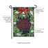 Merry Christmas Mistletoe Applique Garden Flag