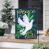 Peace On Earth Applique Garden Flag