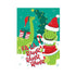 Christmas Dinosaur Cheer Applique Garden Flag