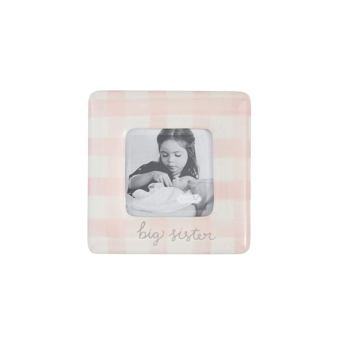 Sweet Baby Girl Gingham Frame By Mud Pie