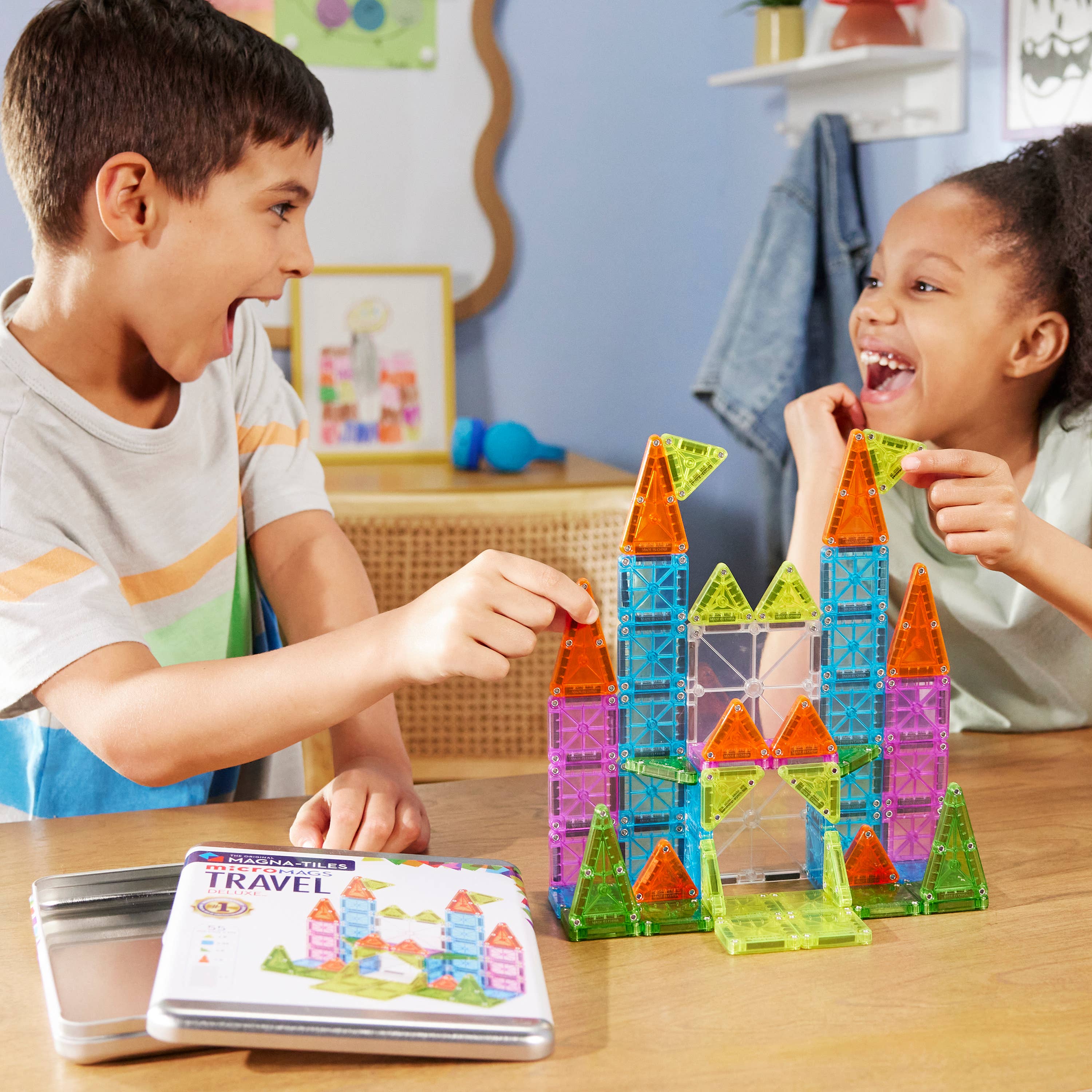 Magna-Tiles Travel Set Deluxe 55-Piece Set