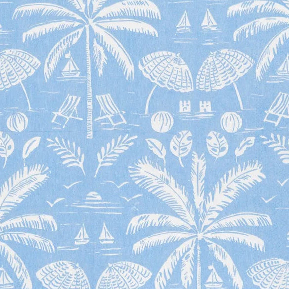 PALMS AND PARASOLS- GUEST NAPKIN
