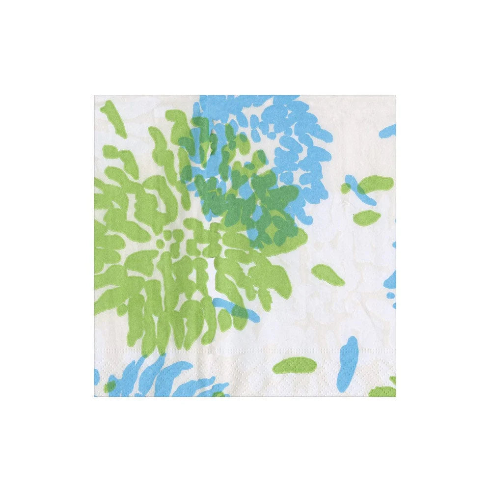 CHRYSANTHEMUM TURQUOISE/LIME - COCKTAIL