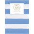 CAFE STRIPE BLUE-PAPER LINEN - PRINT AIRLAID TABLECOVER 5.2'X8.2'
