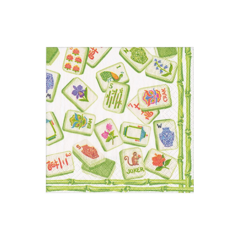 MAHJONG GREEN - NAPKIN COCKTAIL