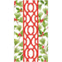 Knots and Greenery White Guest Towels