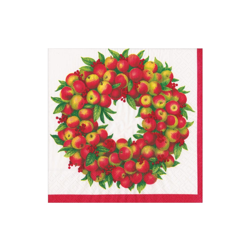 Apple Wreath Cocktail Napkins