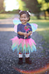 Neon Rainbow Skirt Wings and Wand Set - A. Dodson's