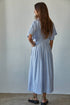 Linley Striped Pleated Flare Dress