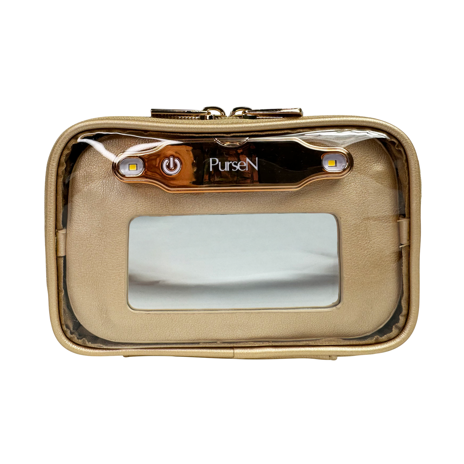 LITTMINI • Lighted Mirror Case • Gold