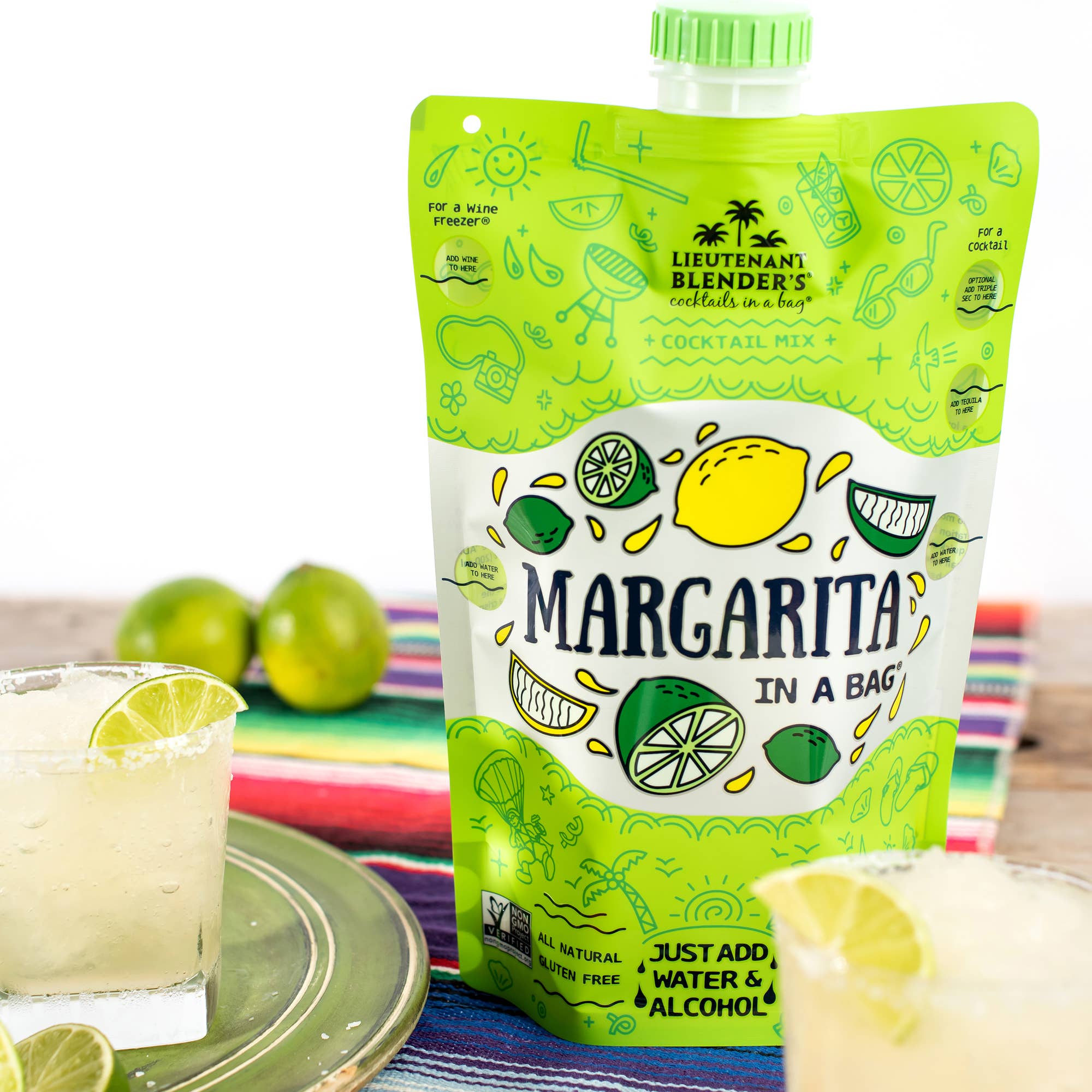 Margarita in a Bag® Cocktail / Mocktail Slushie Mixer